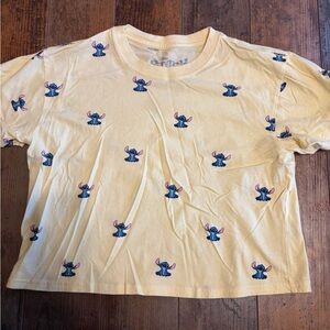 Women’s Disney stitch crop top size large
